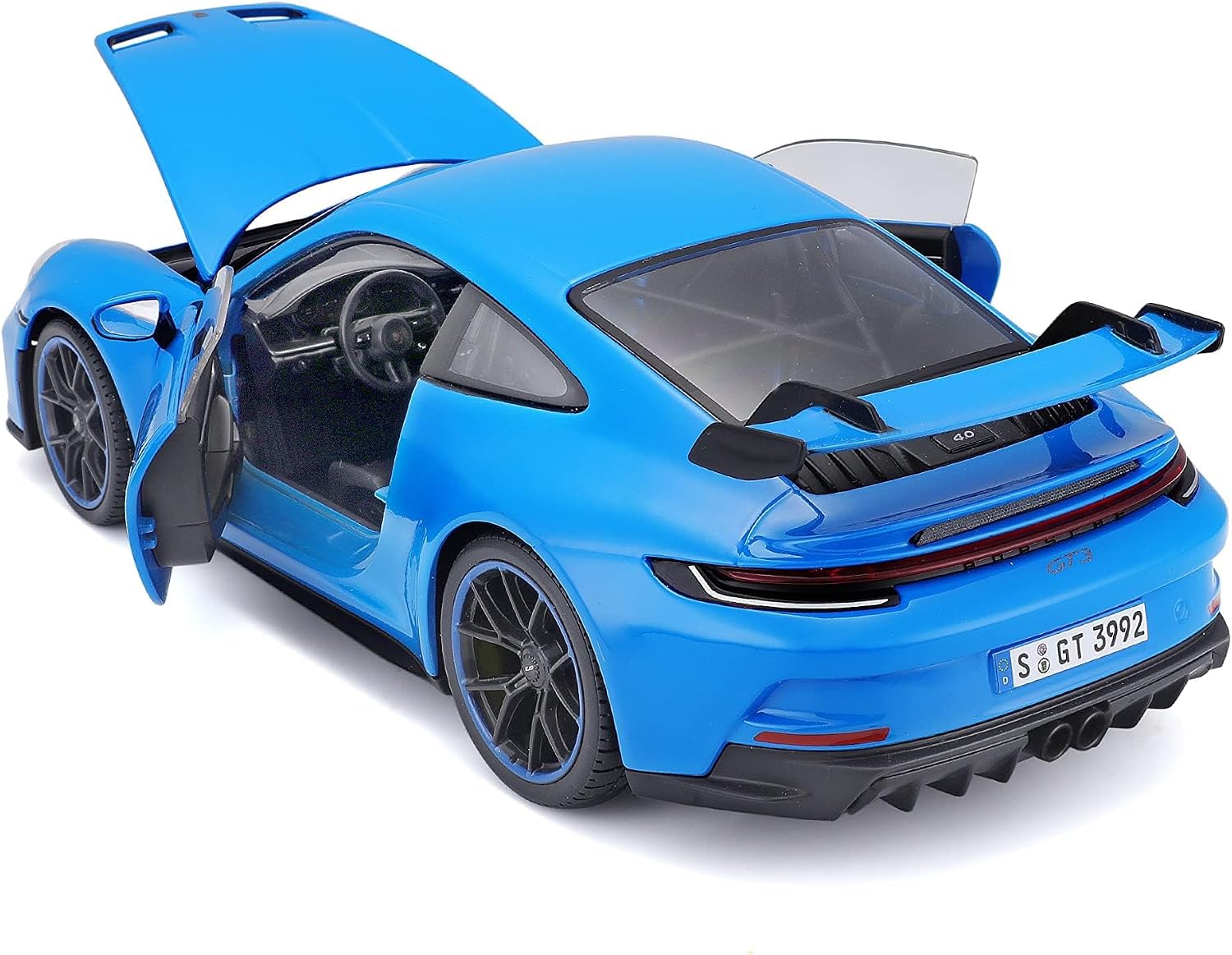 2022 Porsche 911 GT3 Super Car - 1:18 Scale - Incredibly Detailed Die-Cast Replica Collectible Car Model, Blue