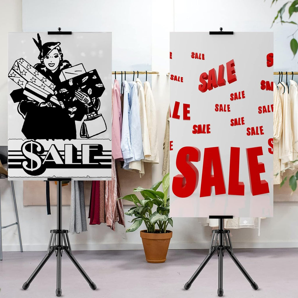 Poster Stands for Display, Double Sided Display Poster Stand | 1 Pack Outdoor Sign Holder with Metal Frame