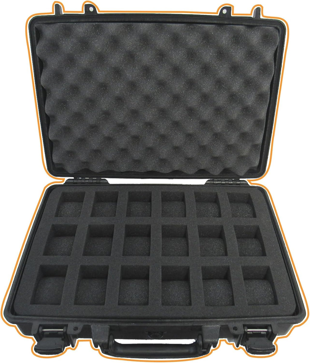 Pelican Case 1470 Custom Foam Insert for 18 Watches (Foam ONLY)