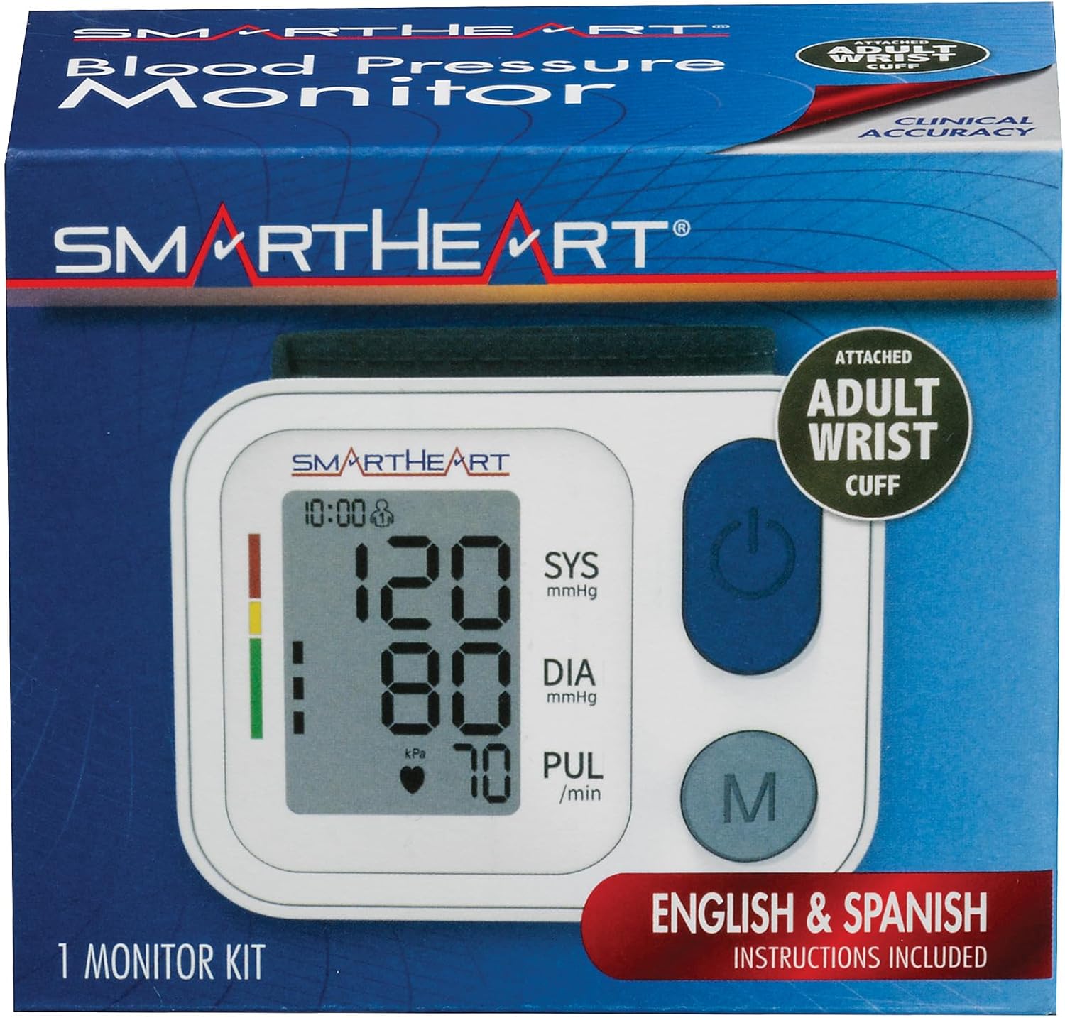 Automatic Wrist Blood Pressure Monitor, Adult