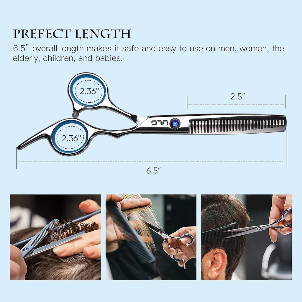 Hair Cutting Scissors Thinning Shears Kit ULG Professional Barber Hairdressing Texturizing Salon Razor Edge Scissor