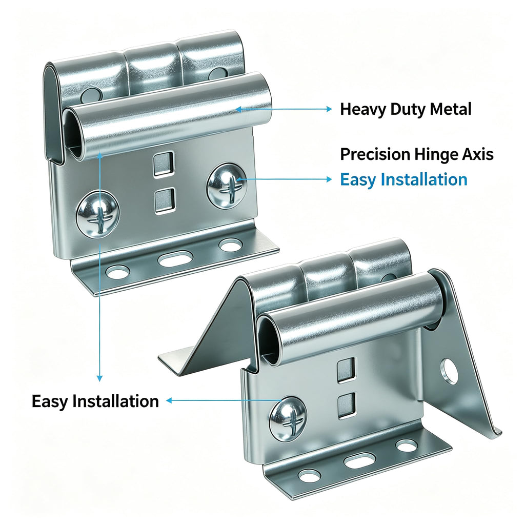 Garage Door Adjustable Top Bracket,2 Pack,Galvanized Steel