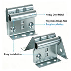 Garage Door Adjustable Top Bracket,2 Pack,Galvanized Steel