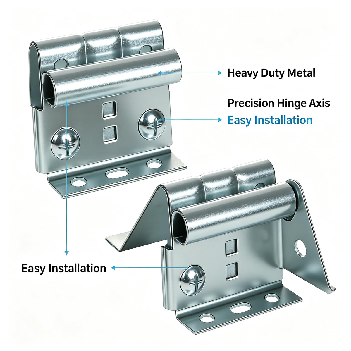 Garage Door Adjustable Top Bracket,2 Pack,Galvanized Steel