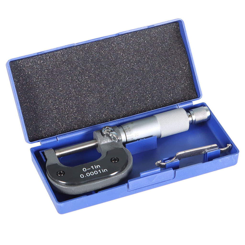 kimllier 0-1 Inch Outside Diameter Micrometer, Accuracy 0.0001 Inch