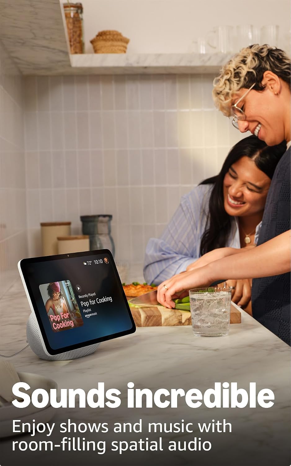 Echo Show 11 (newest model), Vibrant Full-HD 11" display with more viewing area and spatial audio, Designed for