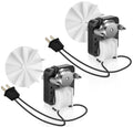 2 Pack Bathroom Fan Motor Replacement for Nu-Tone B-roan Exhaust Fan Motor