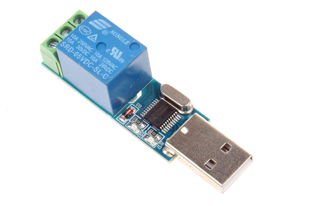 NOYITO 1-Channel USB Relay Module USB Intelligent Control Switch USB Switch (1-Channel USB)