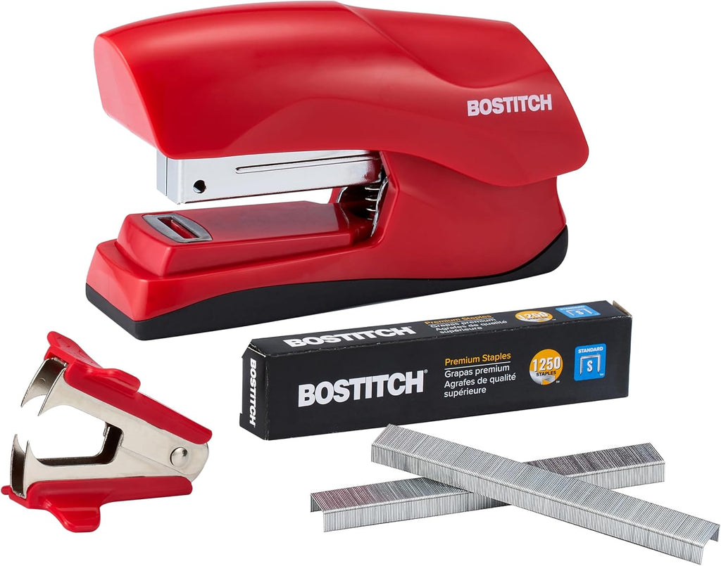 Office Heavy Duty 40 Sheet with 1250 Staples and Staple Remover, No Jam Desktop Stapler, School Bulletin Boards