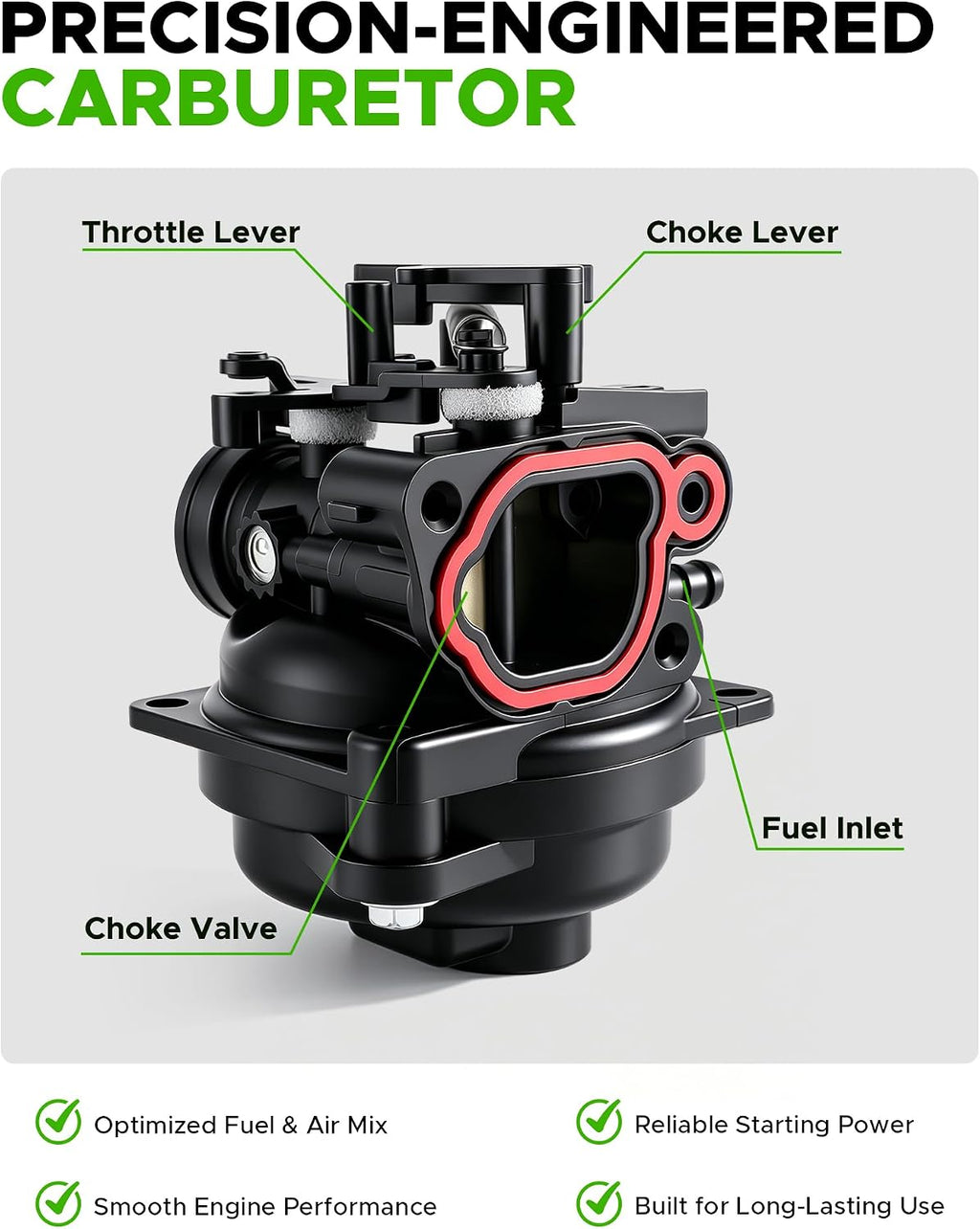 799584 594058 Carburetor for Craftsman M110 M220 M230 Lawn Mower