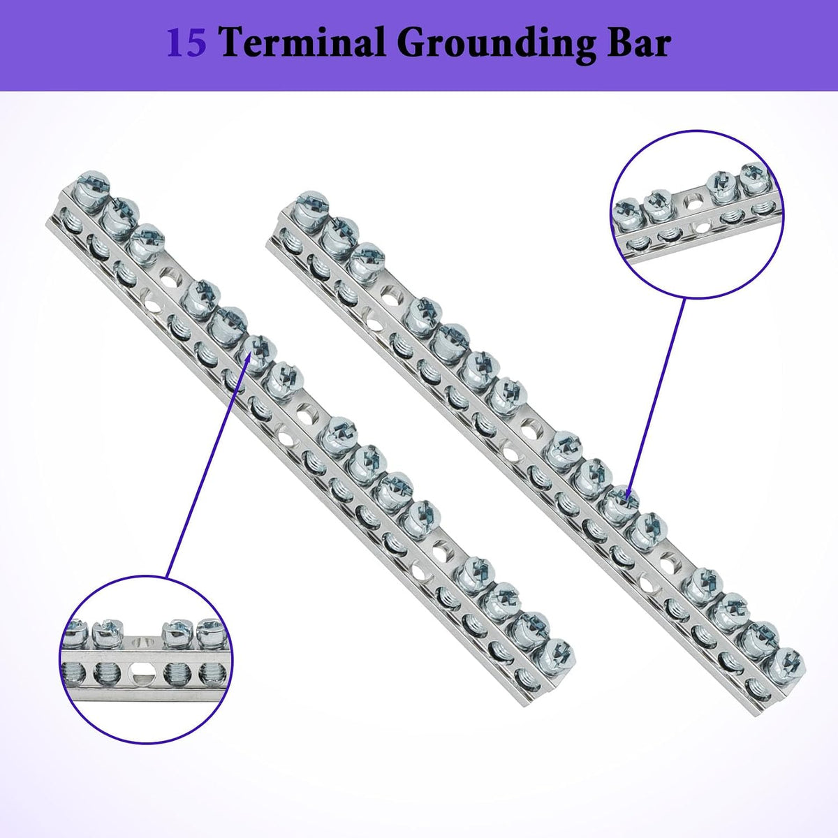 Ground Bar Kit for Square D 2 Pack
