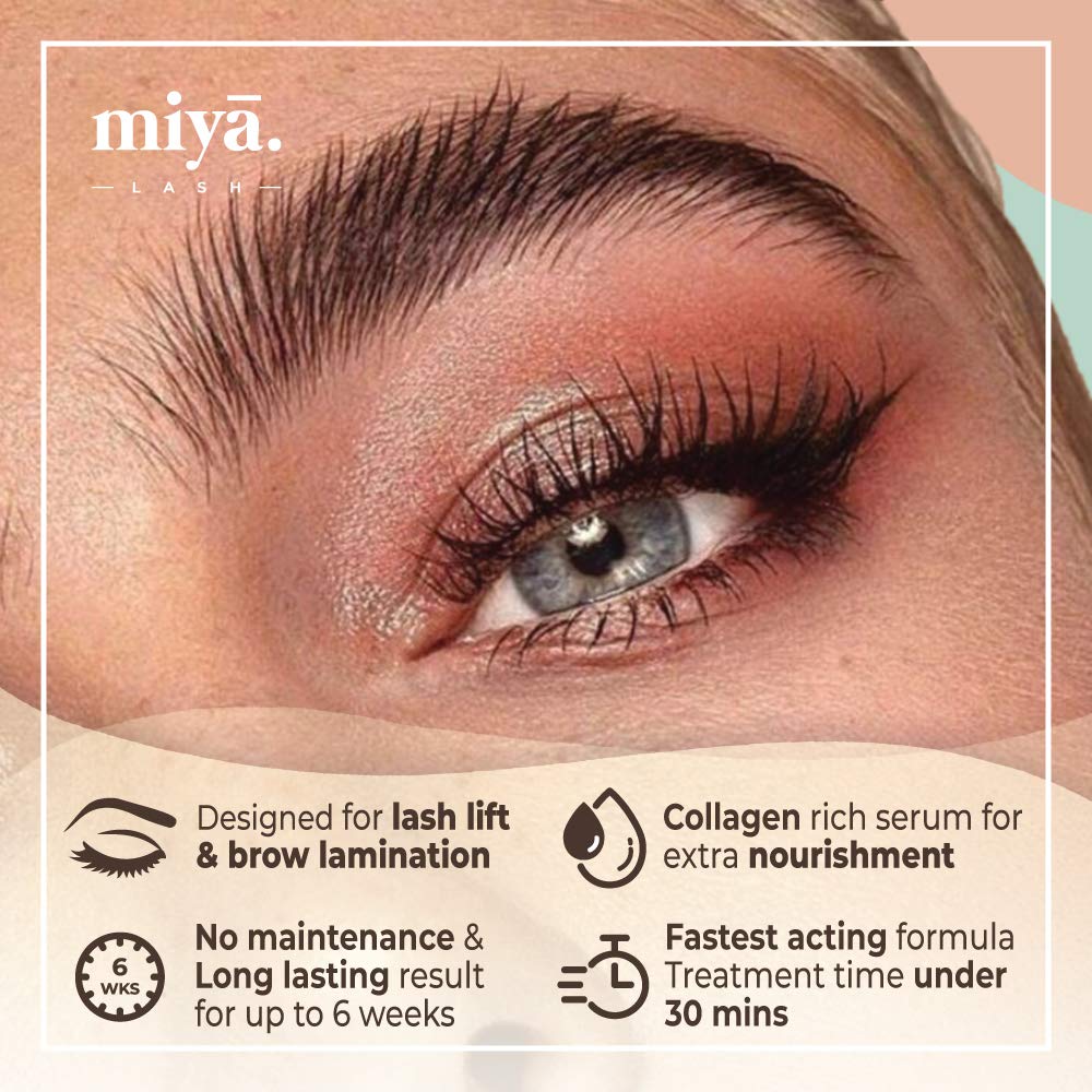 2 in 1 Lash Lift & Brow Lamination Kit | Instant Fuller Eyebrows, Eyelashes | Salon Result lasts 8 weeks |