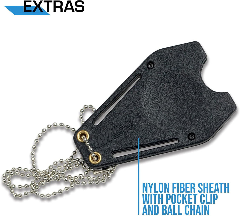 Fixed Blade Knife, Full Tang, Nylon Fiber Sheath, Hunting, Camping, Survival, EDC, 588-20-27 Series