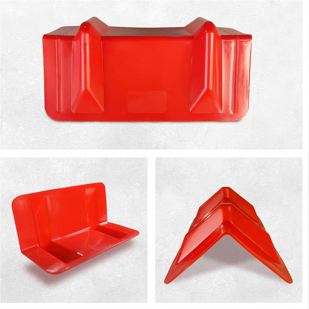ANLULOAD Flatbed Edge Protector, Edge Corner Tie Down Protector,10Pcs,Red