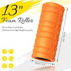 High-Density Foam Roller for Exercise and Recovery, 13 Inches