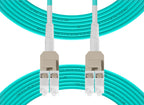 Uniboot OM4 LC to LC Fiber Patch Cable Multimode, 0.5M(1.6ft)