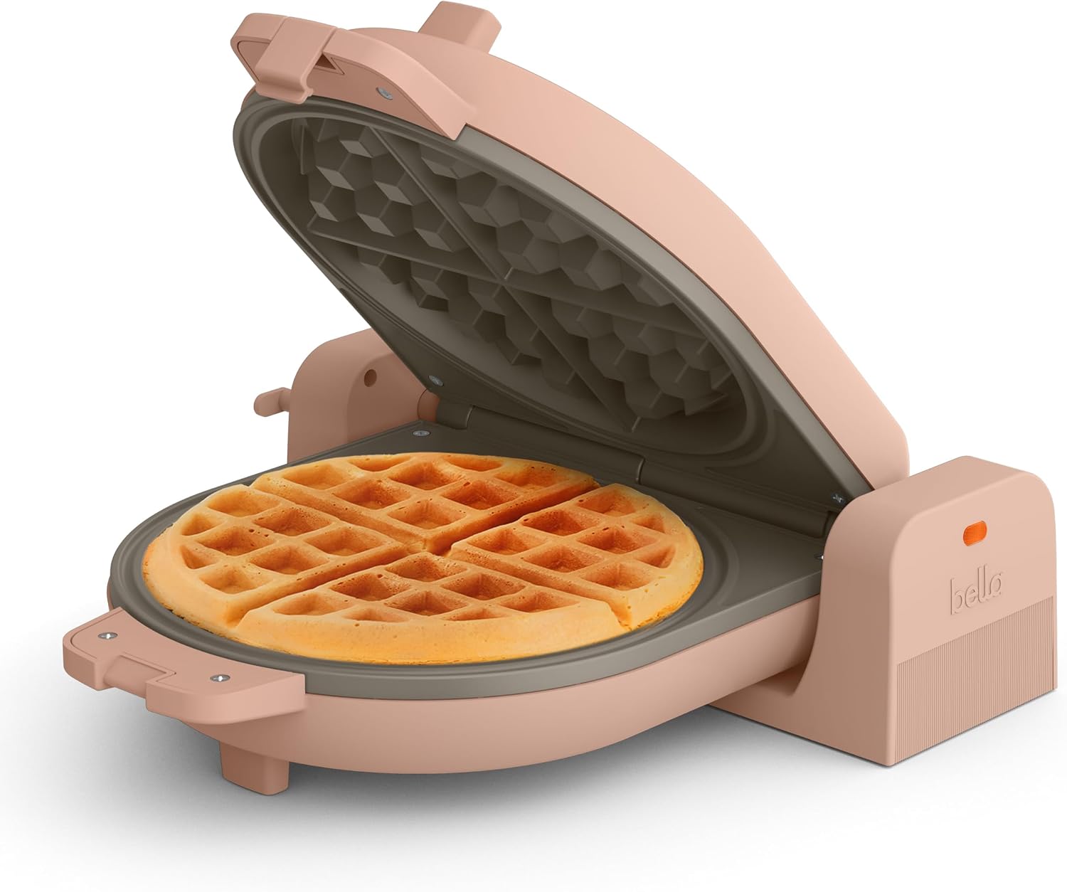 Fits-Anywhere Flip-n-Store Non-Toxic Belgian Waffle Maker, Blossom