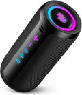 Portable Bluetooth Speaker, Powerful Sound Wireless Speaker: Boost Bass, Bluetooth 5.4, 24H Playtime, 8 RGB Modes
