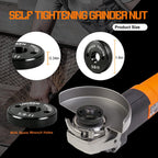2 Pcs Quick Release Angle Grinder Nut, 5/8"-11 & M14