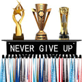Medal Hanger Ribbon Holder Display Shelf Metal Trophy Rack Organizer Frame Awards Ribbon Cheer Gymnastics Soccer