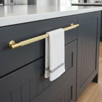 Solid Brass Appliance Pull 18 Inch, Glod Long Cabinet Handles