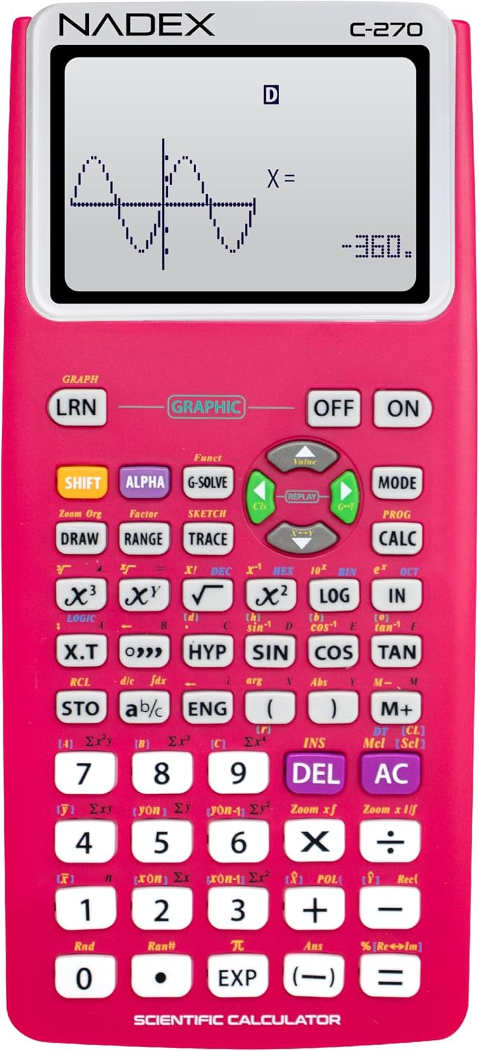 Scientific Calculator with Graph Functions for College and High School Students, Engineering, Advanced Mathematics