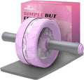 Ab Roller Wheel, Abs & Core Workout Equipment for Home Gym with Knee Pad Accessories, Abdominal Wheel for Full-body