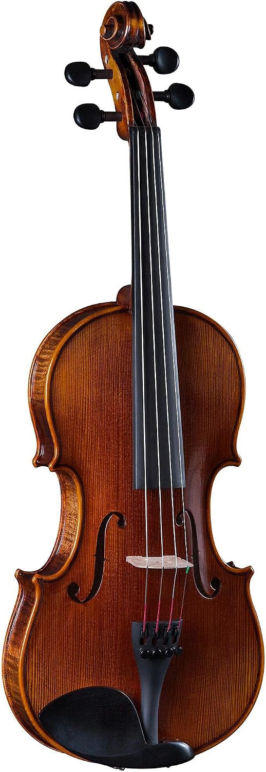 SV-500 4/4 Premier Artist Violin Outfit – Full Size Student & Professional Violin with Solid Spruce Top, Maple Back