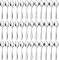 36-Piece Tea Spoons Set Silverware - Only for Home, Kitchen or Restaurant - Mirror Polished, Dishwasher Safe 6.7 inch