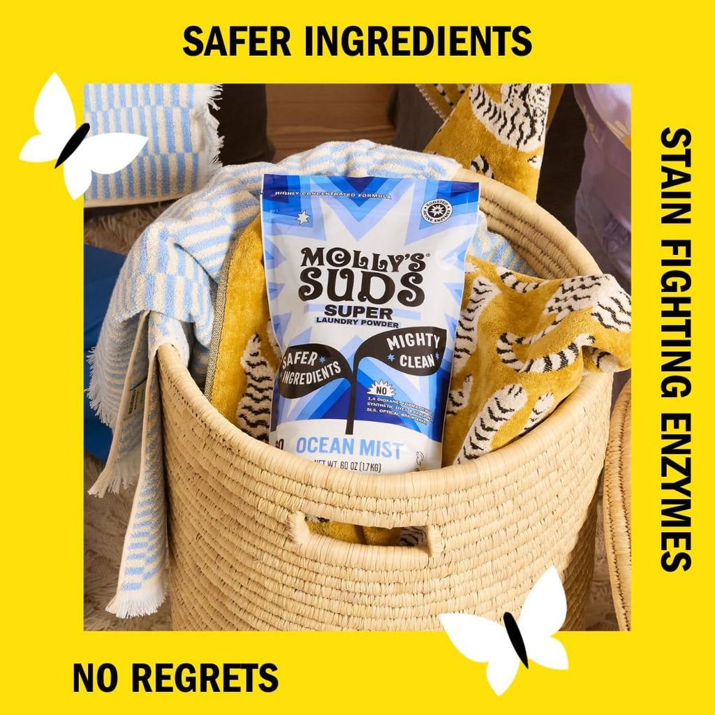 Super Powder Detergent | Extra Strength Laundry Soap, Stain Fighting | Sensitive Skin | Simple, Effective Ingredients