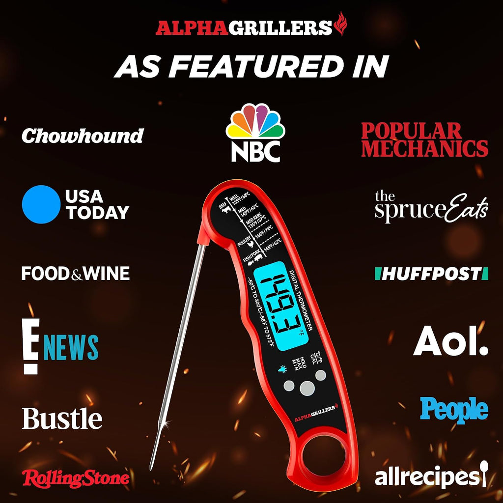 Instant Read Meat Thermometer Digital, Cooking, Food, Grill