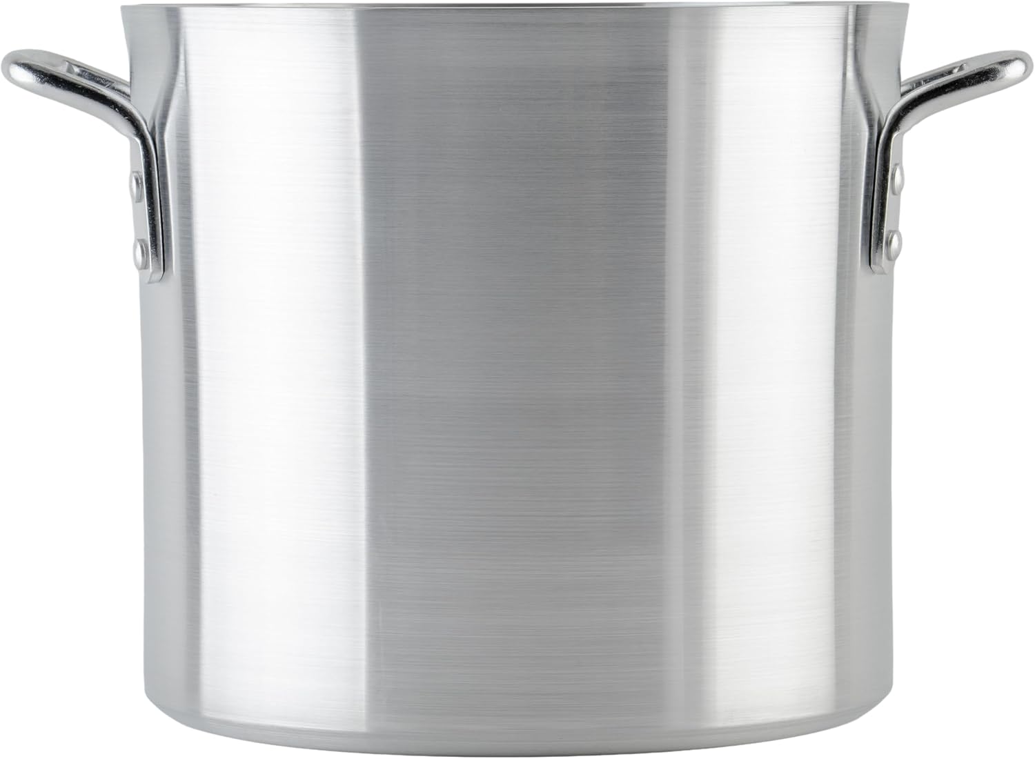 6.0mm Aluminum Stock Pot, 12-Quart | Heavy-duty, Riveted handles, Great for Stocks, Soups, Pasta and Batch Cooking