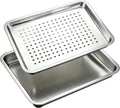 17.5" Half Sheet Baking Pan & Perforated Crisping Tray Set