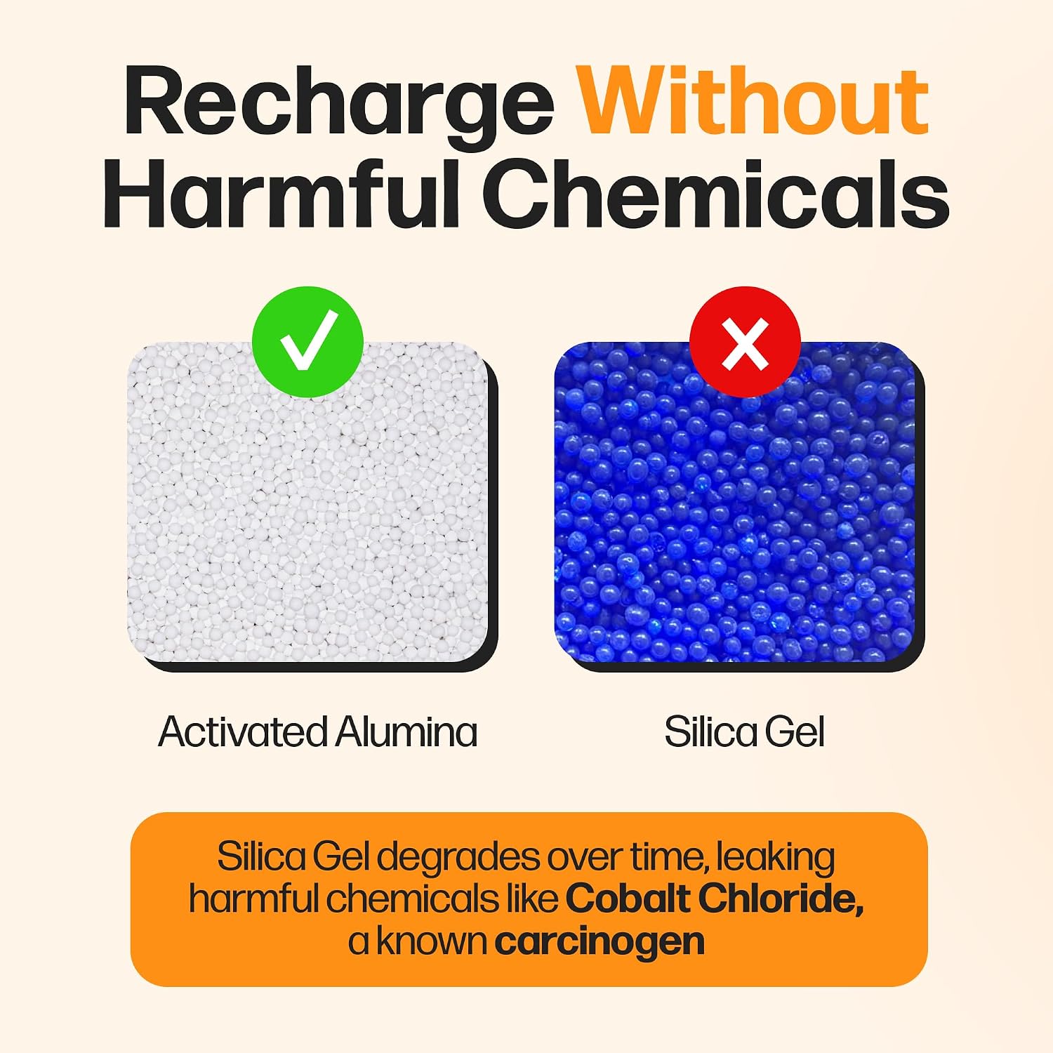 Filament Drying Desiccant (2 Pack) by Slice Engineering | 10X More Powerful Than Silica Gel | Infinitely Rechargeable