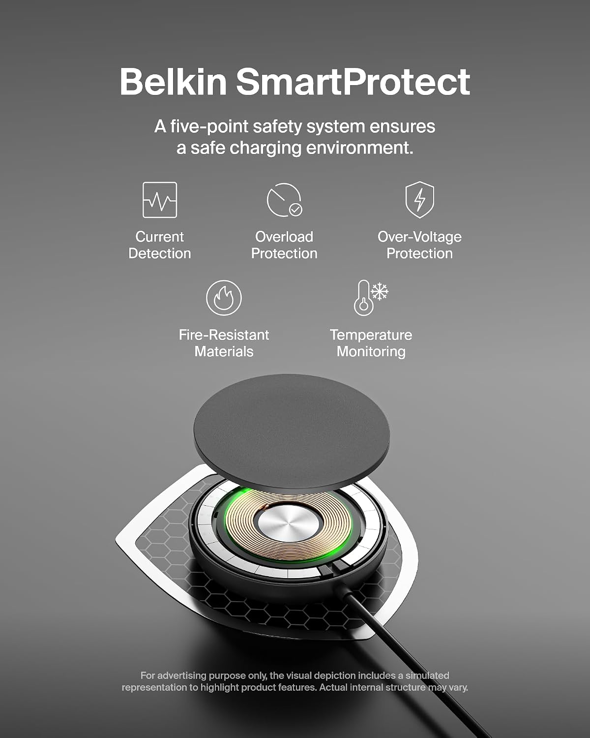 Qi2 15W Magnetic Wireless Charging Pad with Kickstand, No Adapter | MagSafe compatible, iPhone 17 Series, Samsung
