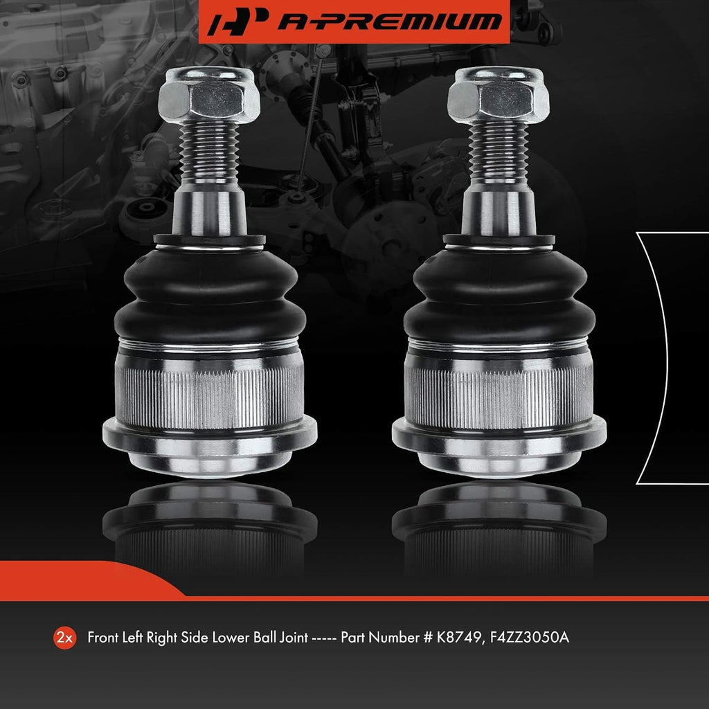 A-Premium Front Lower Ball Joint, Compatible with Ford