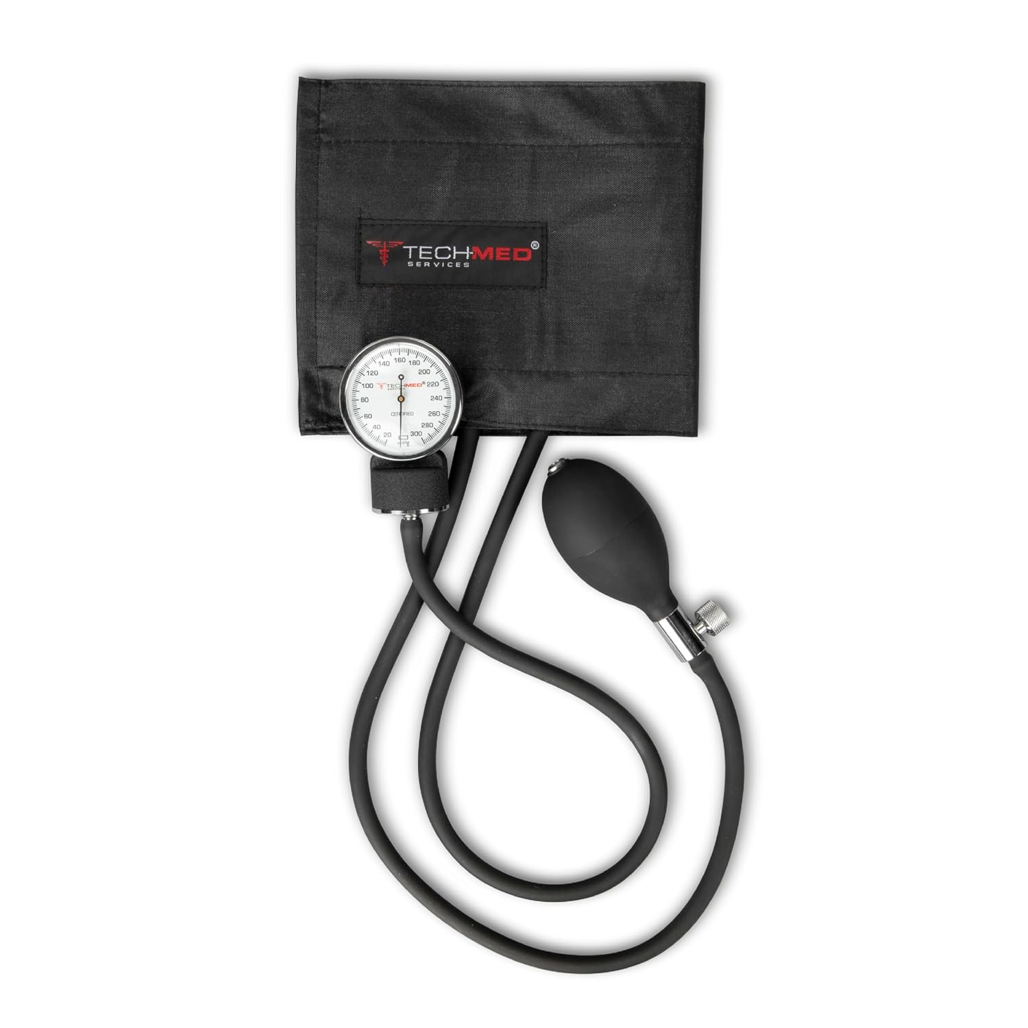 Standard Manual Blood Pressure Cuff | Precise Monitoring Blood Pressure Cuff Manual and Sphygmomanometer | Black