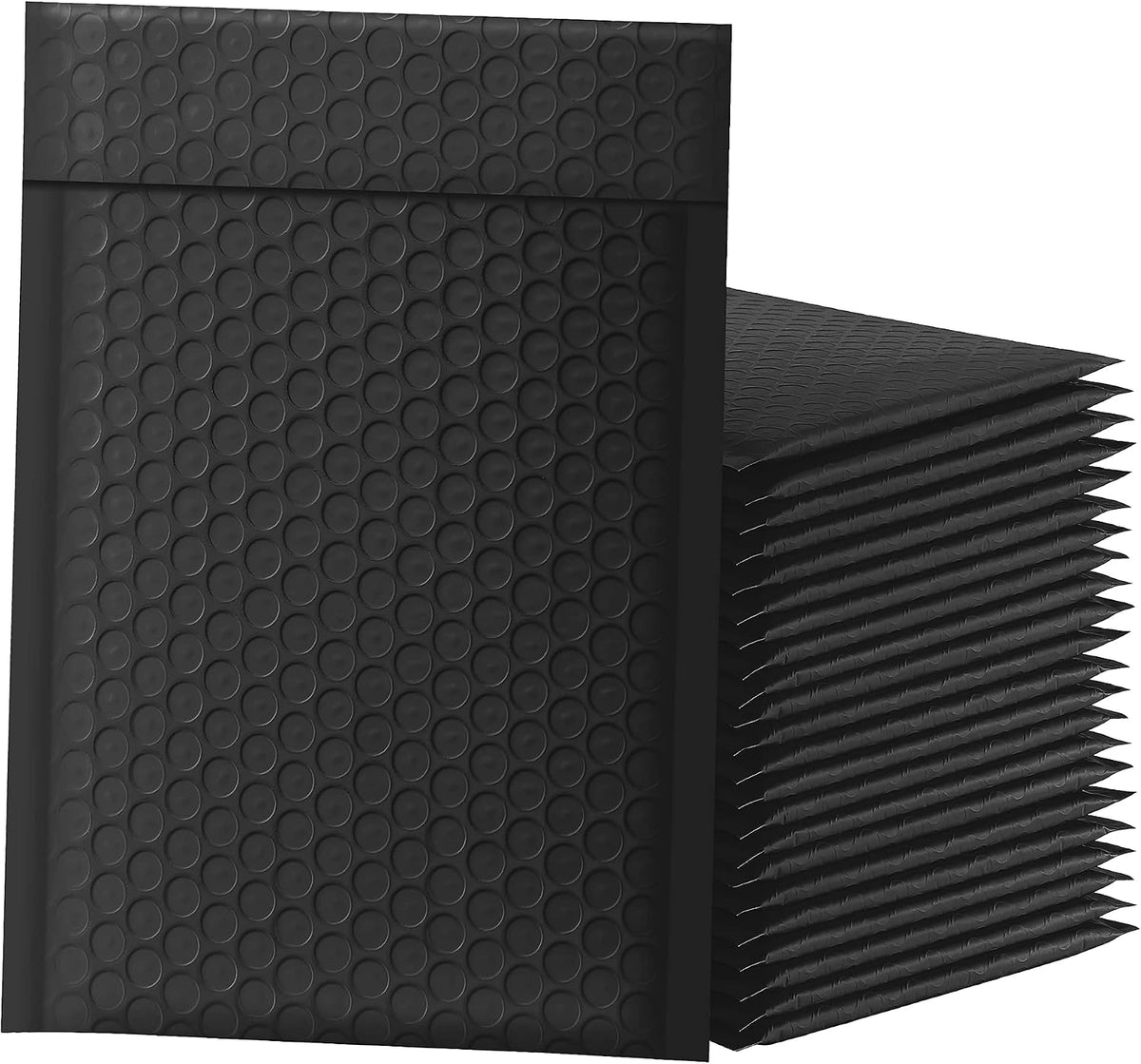 Bubble Mailers 6x10 Inch 25pc Black Shipping Bags, Chic Packaging Bags For Small Business, Colored Padded Mailing