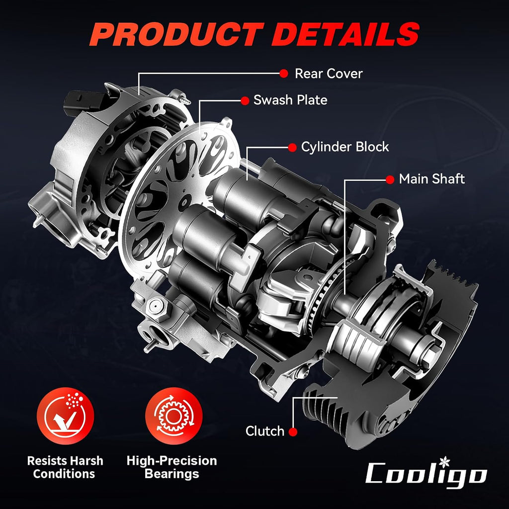 A/C Compressor with Clutch Fit for Toyota Camry 2.5L 2010-2011