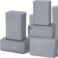 6 Pack Yoga Blocks 9 x 6 x 4 Inch EVA Foam Lightweight Non Slip Yoga Props for Pilates Stretching Meditation