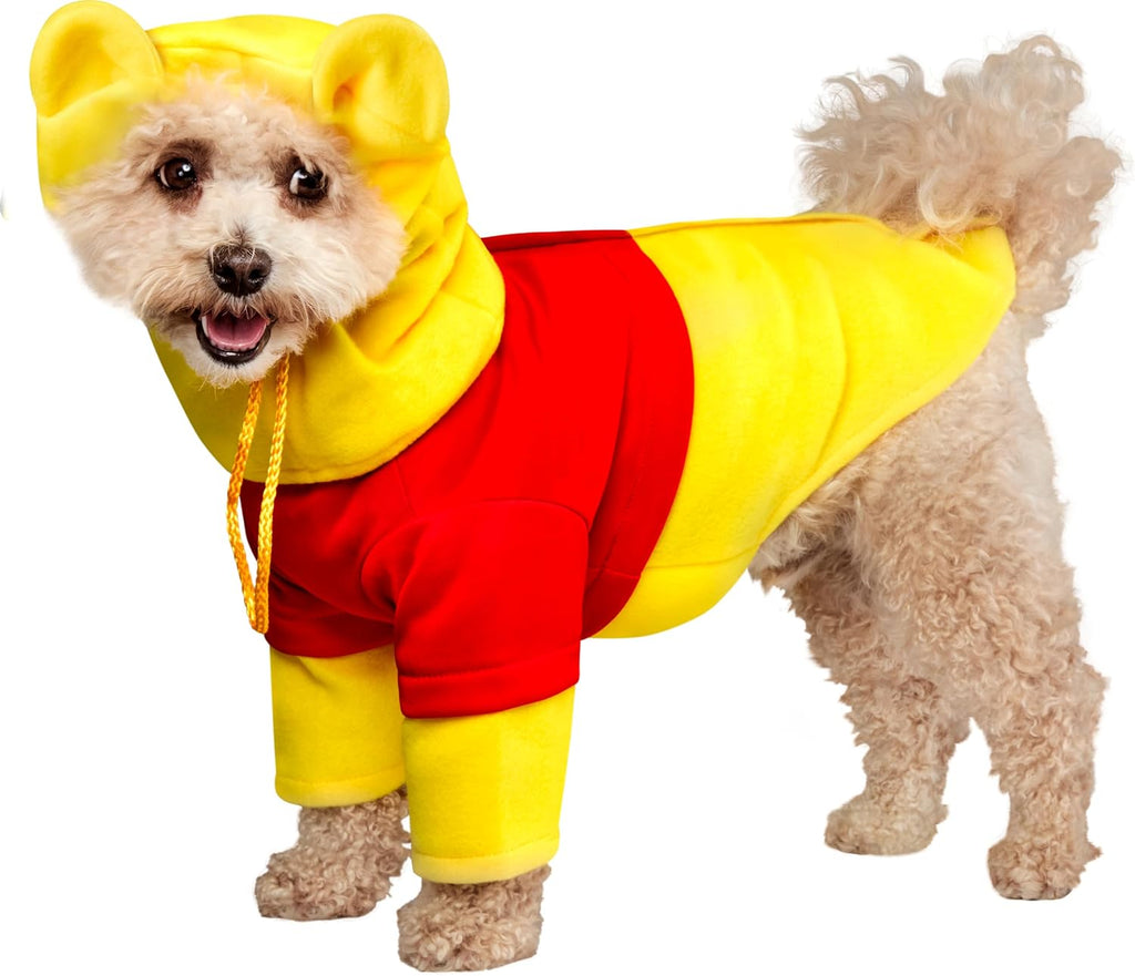 at Party City Disney Winnie the Pooh: Pet Costume for For Dogs or Cats by Rubies, Large