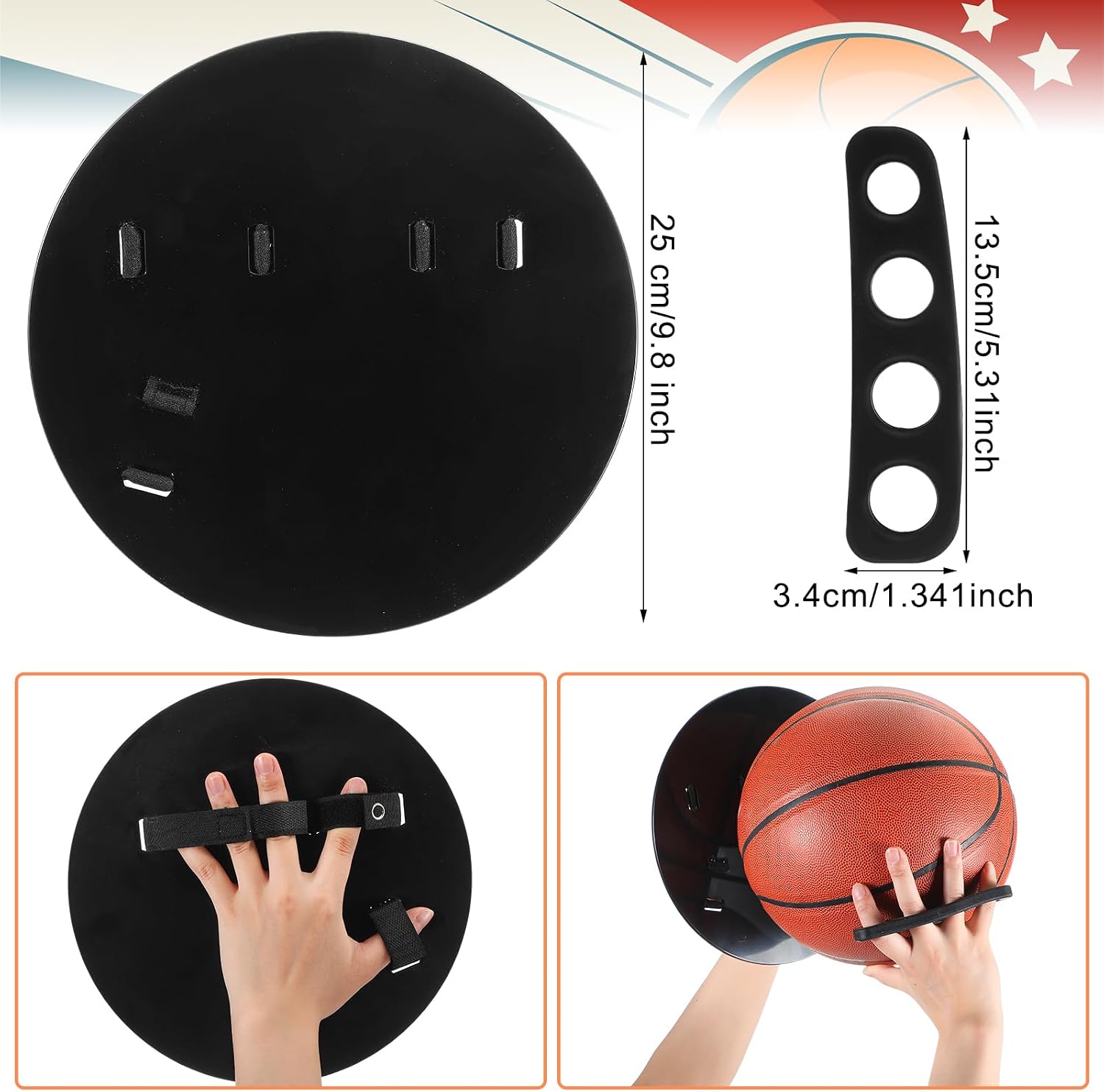 Basketball Shooting Trainer Kit Basketball Training Sleeve with Off-Hand Trainer Shooting Aid Accessories Improves