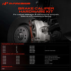 A-Premium Front Disc Brake Hardware Kit