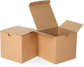 10Pcs Kraft Gift Boxes |6x6x6 Inches Square Boxes with Lids | Medium Gift Boxes Suitable for Party, Wedding