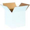SN141414W Corrugated Boxes, 14"L x 14"W x 14"H, White (Pack of 25)
