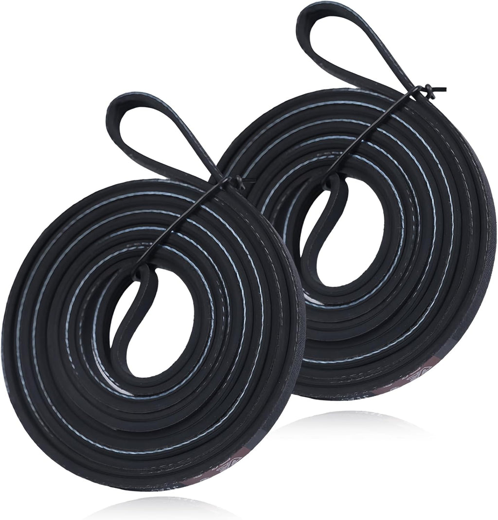 2-Pcs Dryer Drum Drive Belt Compatible with Maytag PYET344AYW