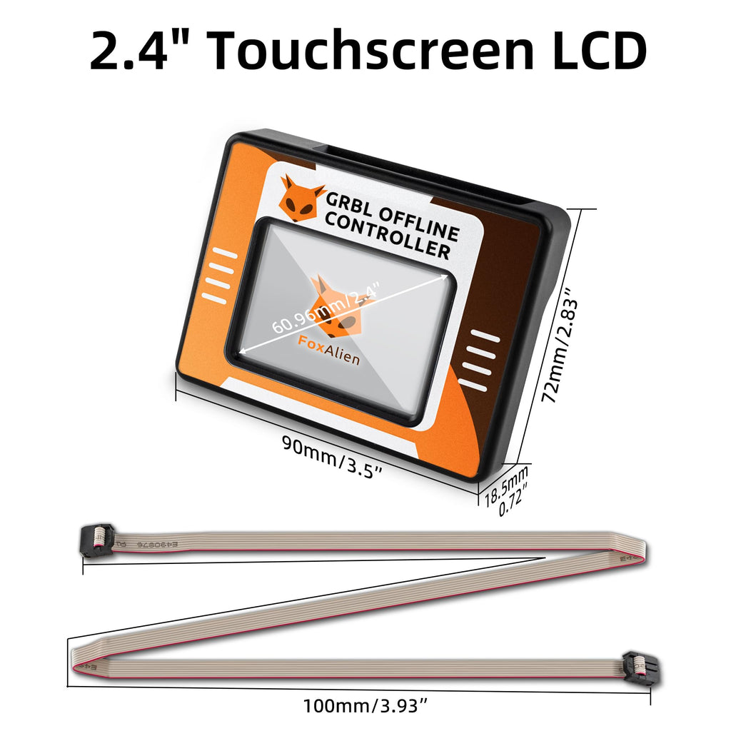 FoxAlien CNC Offline Control Module with 2.4 inch Touchscreen LCD