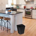 Small Trash Can, Black, 1.8 Gallon