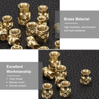 uxcell 50pcs M4 Threaded Inserts Brass Heat Set Insert M4x5.5mm, OD 6mm Knurled Insert Nuts, 3D Printing Brass Nuts Female Threaded Inserts Nuts