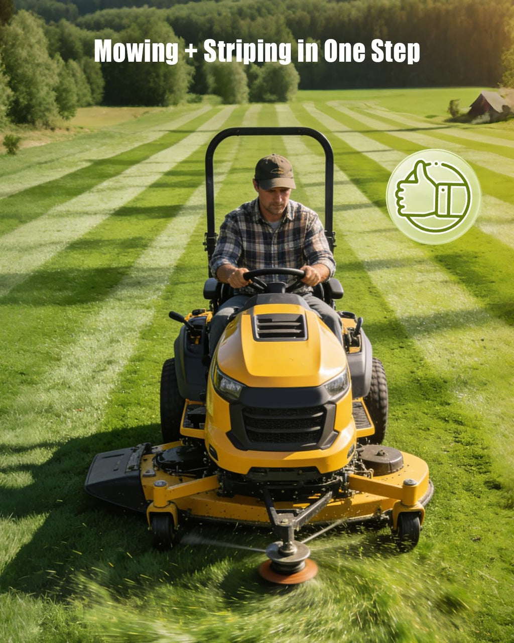 Lawn Striping Kit Replace 19A70060 Fit for Cub Cadet ZT1 Ultima 42" 50" 54" Stamped Deck Zero Turn Mowers, Grass